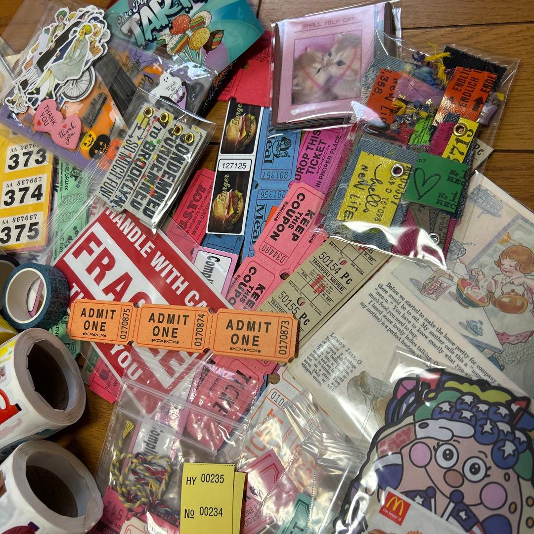 アメキャラヴィンテージ素材まとめ⭐️ロールシール、マスキングテープなど