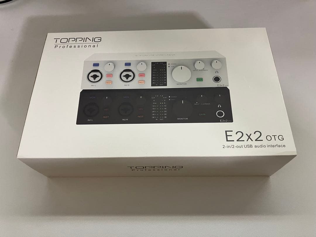 【土日限定値下げ！】Topping E2x2 OTGオーディオインターフェイス