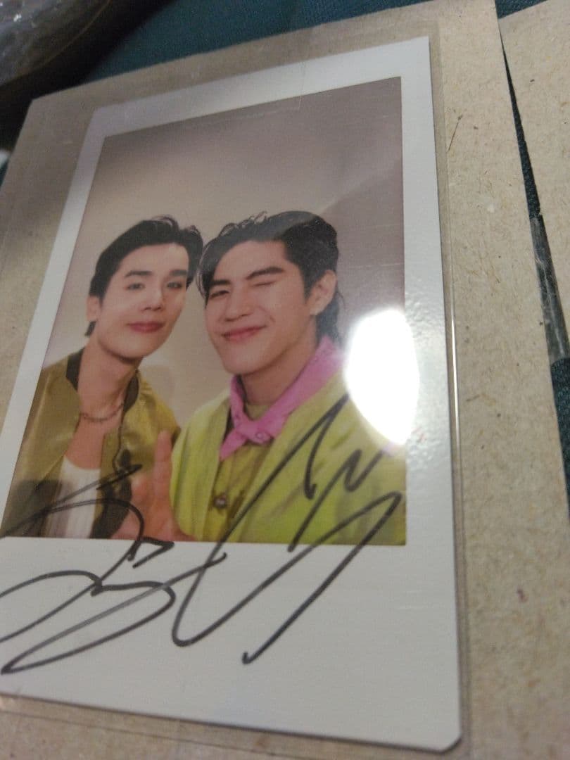 Jimmysea チェキ　サイン入　gmmtv