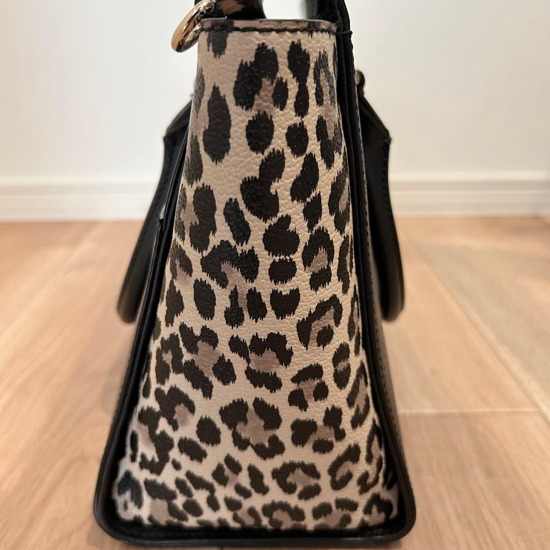 【美品】kate spade トートバッグ　レオパード　ヒョウ柄　ケイトスペード