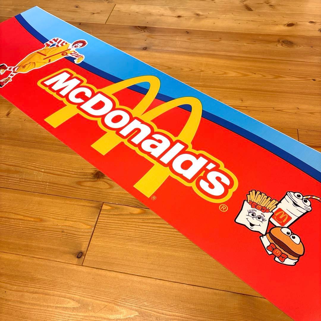 90’s マクドナルド　ジャンボ　ストアディスプレイ　ミールトイ　サイン　看板