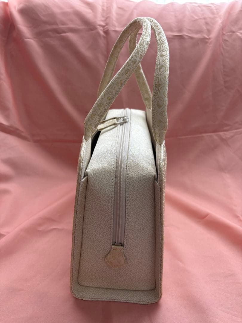 和装バッグ　利休バッグ　龍村　葡萄唐草文錦