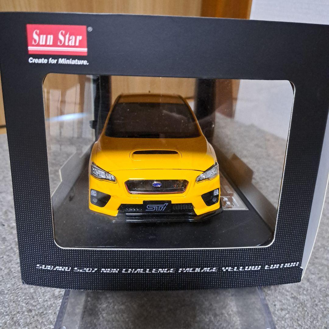 ミニカー WRX STI S207 NBR Challenge Package 1:18