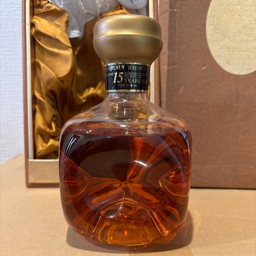 メルシャン 軽井沢 貯蔵15年 100％モルト ウイスキー 箱/替栓付 未開封