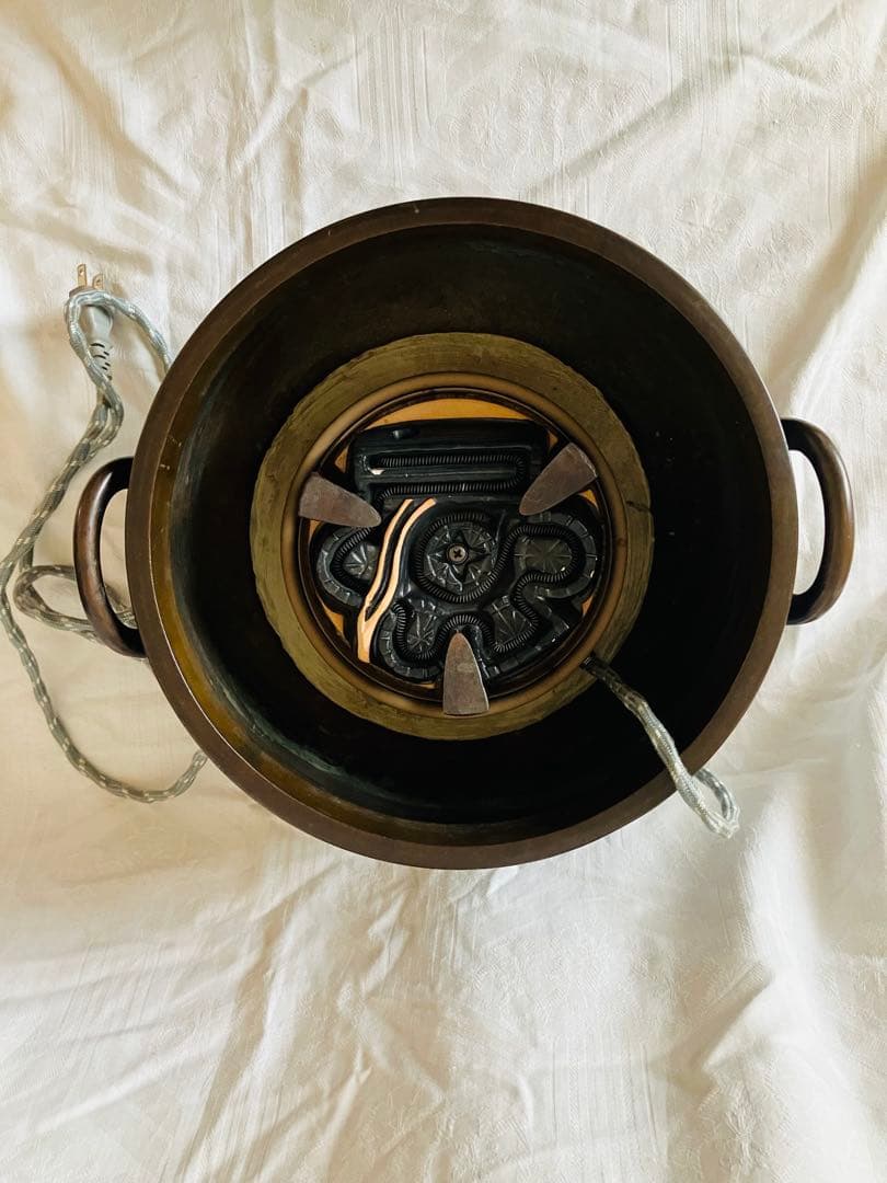 火鉢　電熱器　風炉　野々田電熱器　茶道具　お点前