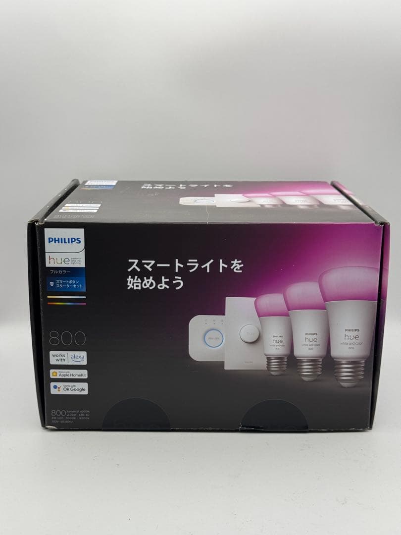 Philips Hue スマート電球 60W スターターセット スマートボタン付