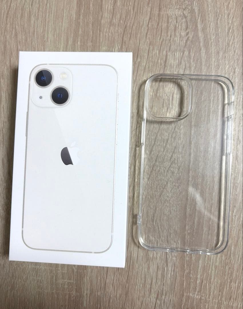 【付属品+ケース付】iPhone13mini 128GB 白 初期化済
