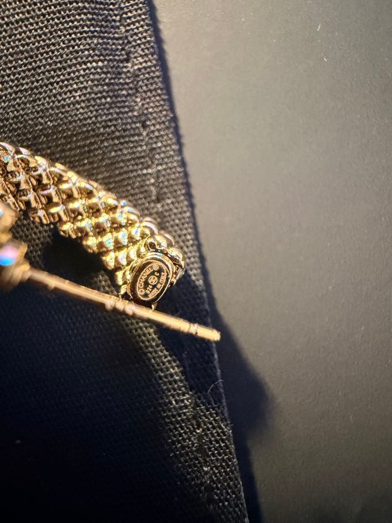 キャンセルの為大幅値引き　　包装済み　本体のみ　シャネル　フープピアス　24C