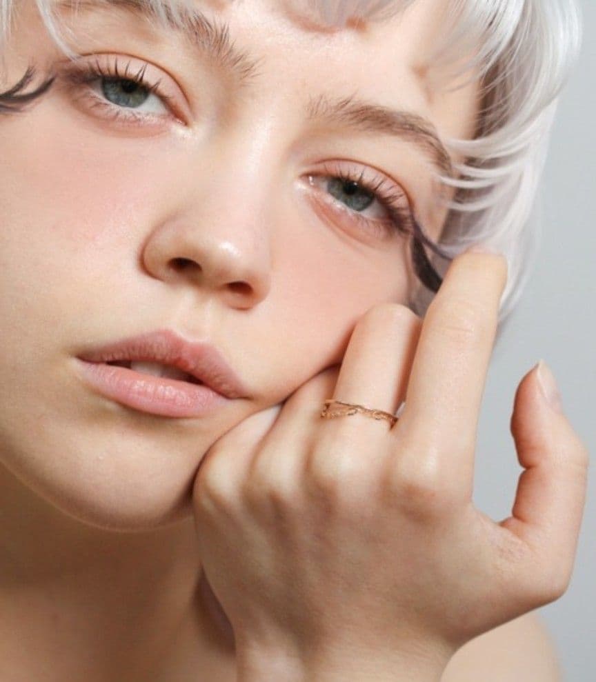 ♡新品[cui-cui] ゴールドチェーンリング K10YG 13号♡