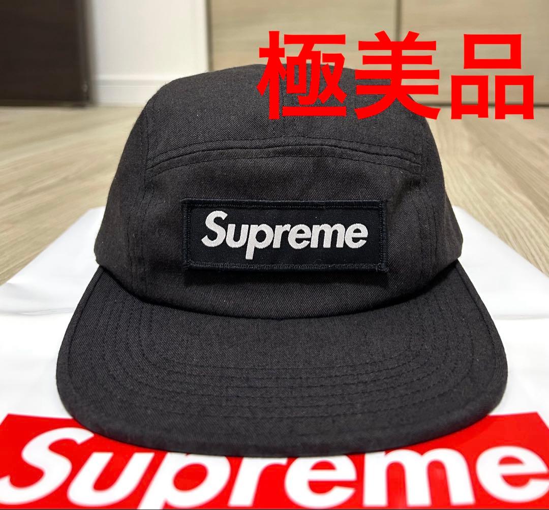 24時間以内発送 完売品 極美品 黒色 Supreme Camp Cap