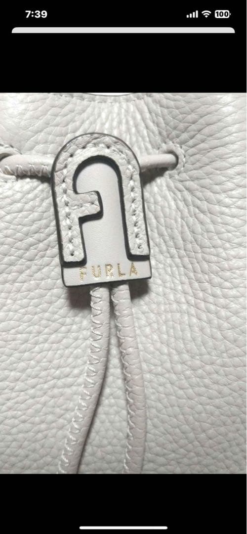 FURLAフルラ アテナ巾着ショルダーバッグ