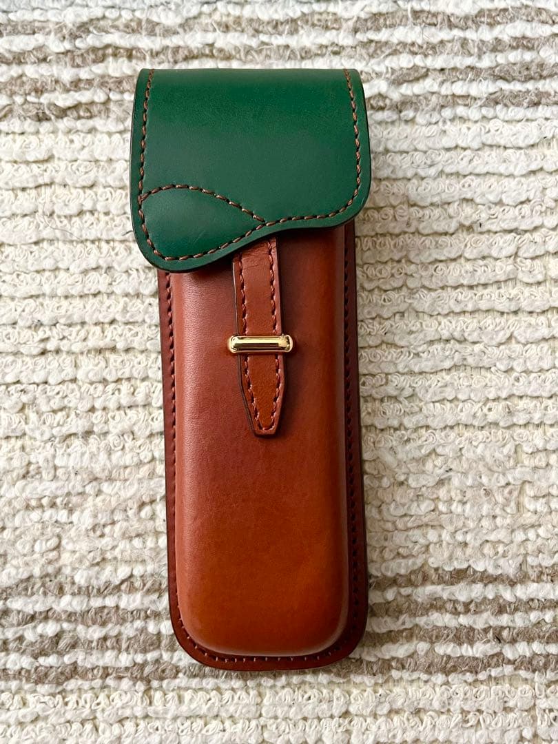 ジ*ー様 パイロット　ソメス ペンケース サドルデザインシリーズ 限定　2本差し