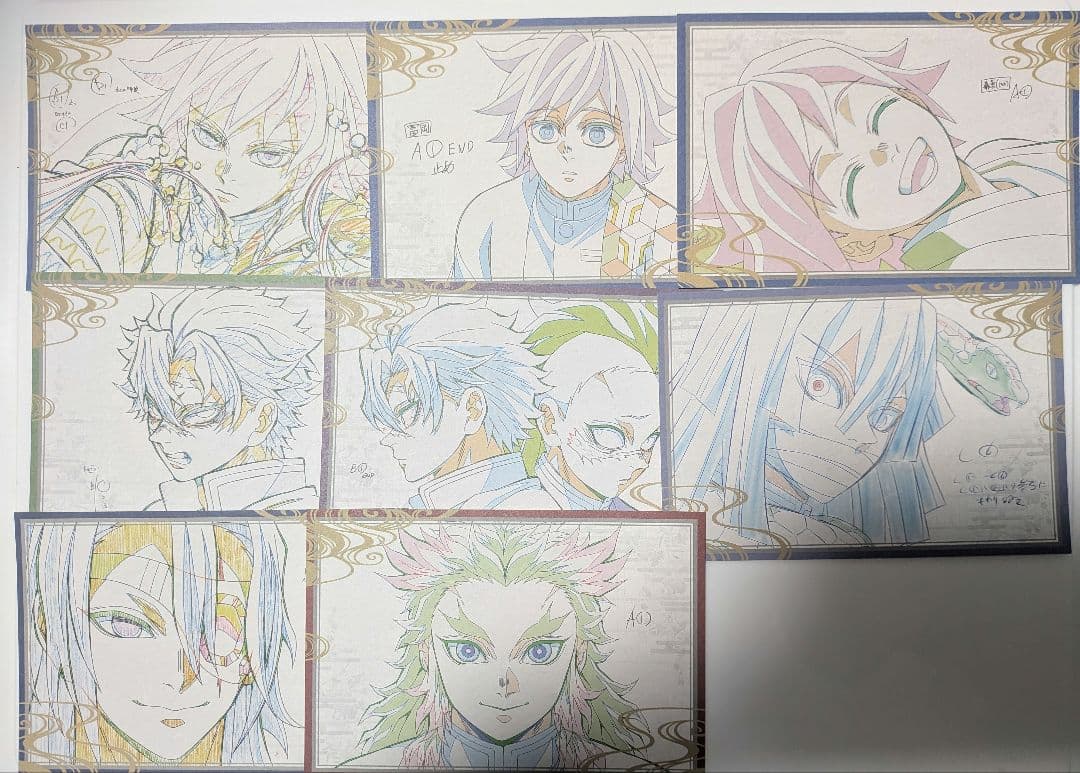 鬼滅の刃　ダイニング 柱稽古編　おすそ分け　ポストカード 8枚セット