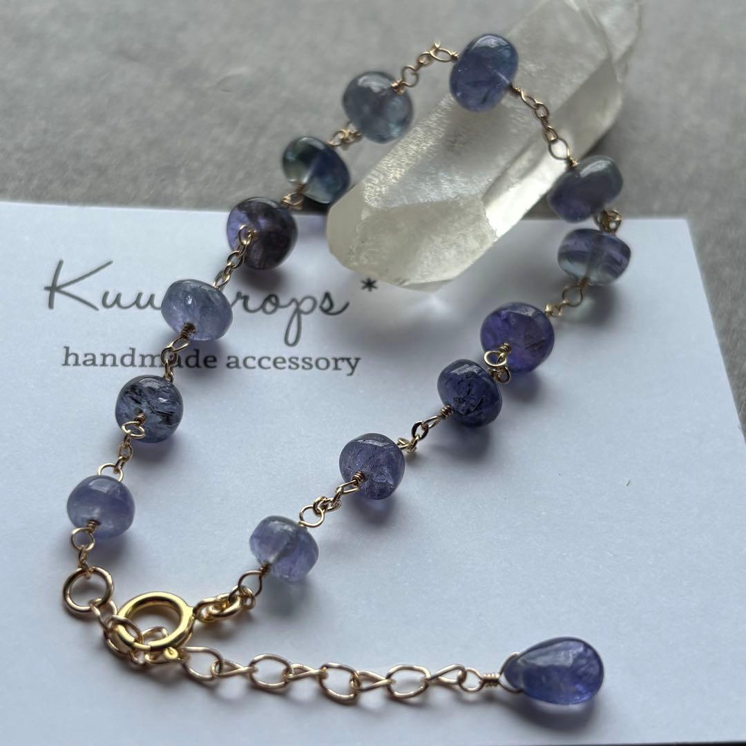 【専用です】タンザナイト＆アコヤ真珠✴︎14kgfブレスレットB176（再販）・他