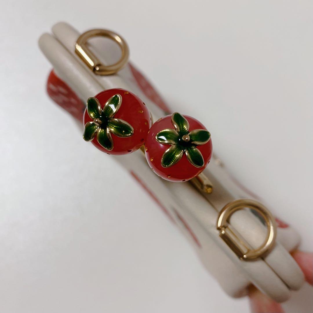 【新品未使用】COACHコーチ★財布★がま口★ノラキスロックケース★いちご