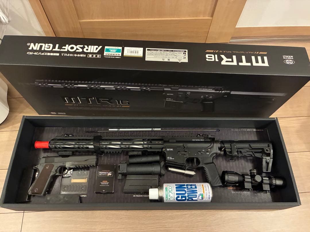 東京マルイ MTR16 ガスブローバック おまけ付き