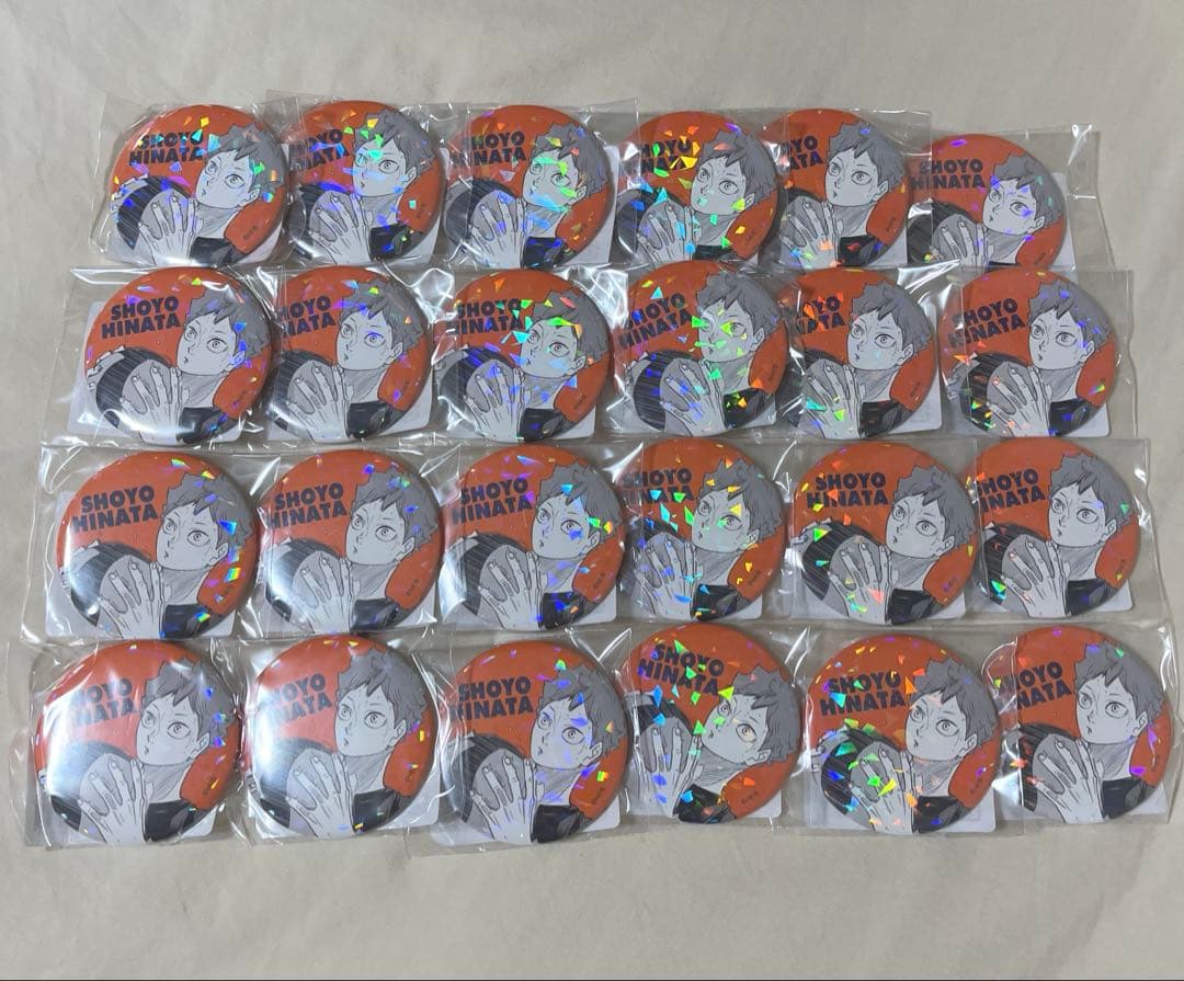 ハイキュー 日向翔陽 オールスター缶バッジ 24個 まとめ売り