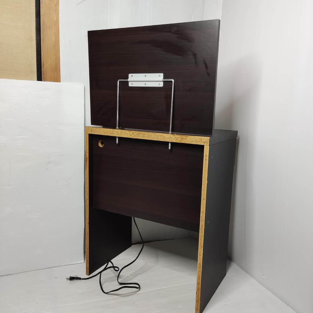 ニトリ　一面鏡ドレッサー　５９×３９×１１３　ブラウン　レトロ