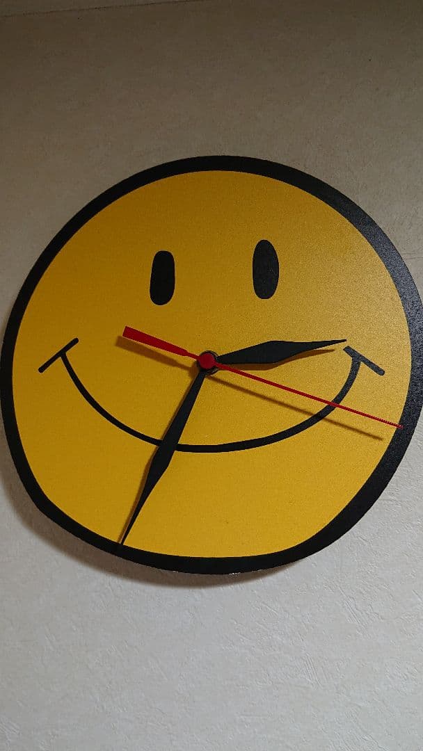 ジャクソンマティス 掛け時計　スマイル　ニコちゃん