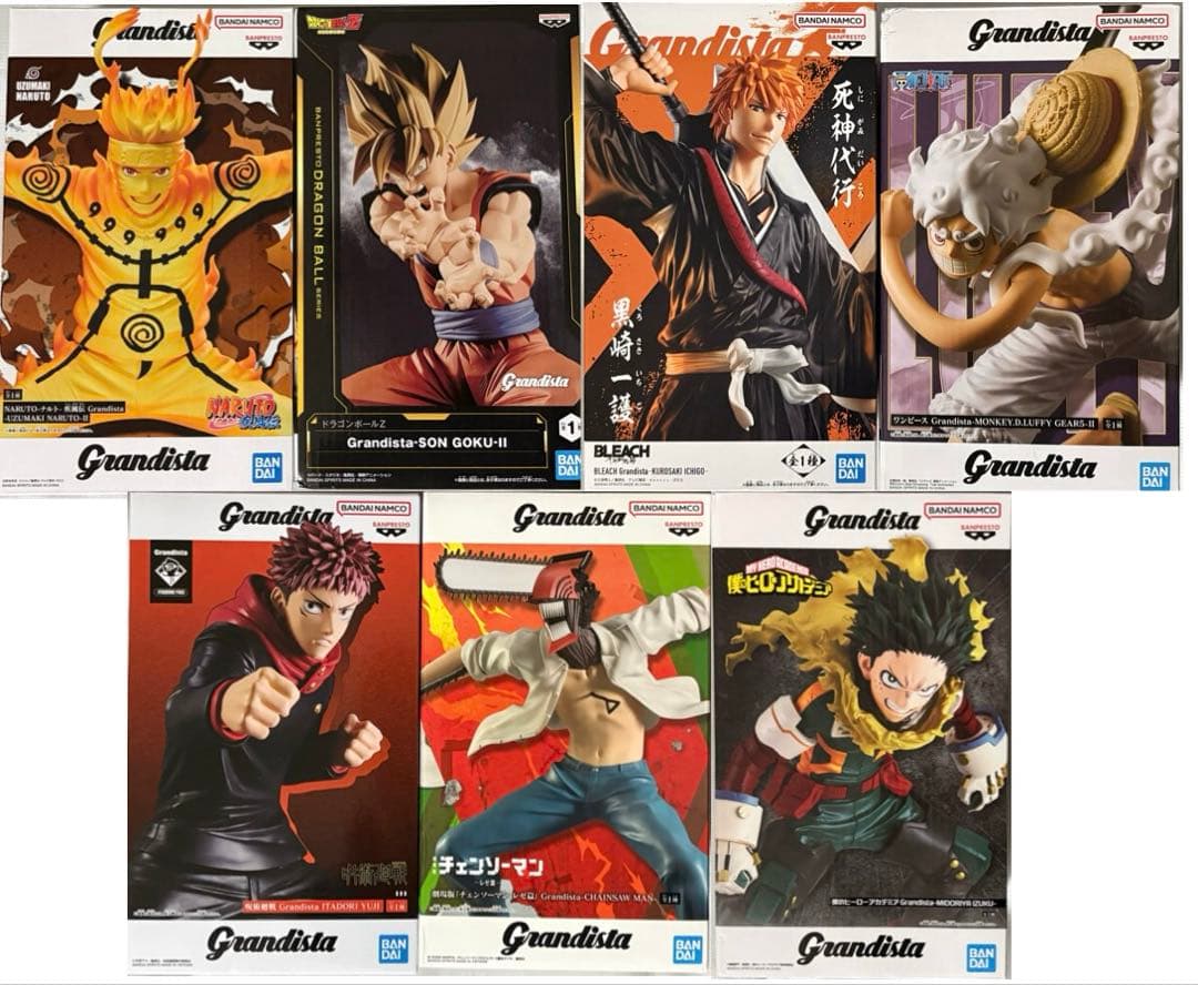 Grandista ジャンプ作品主人公　フィギュア　7体セット