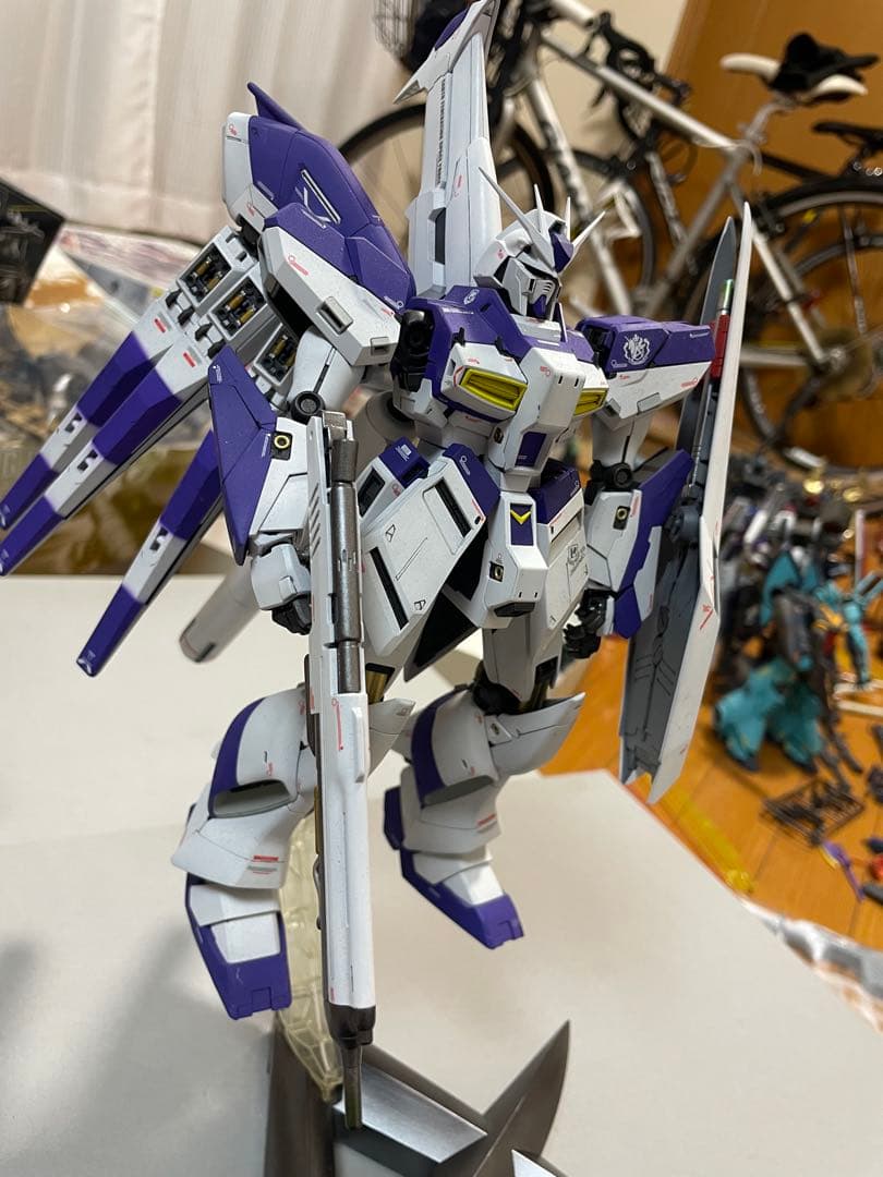 【全塗装、完成品】MG 1/100 Hi-νガンダム Ver.Ka