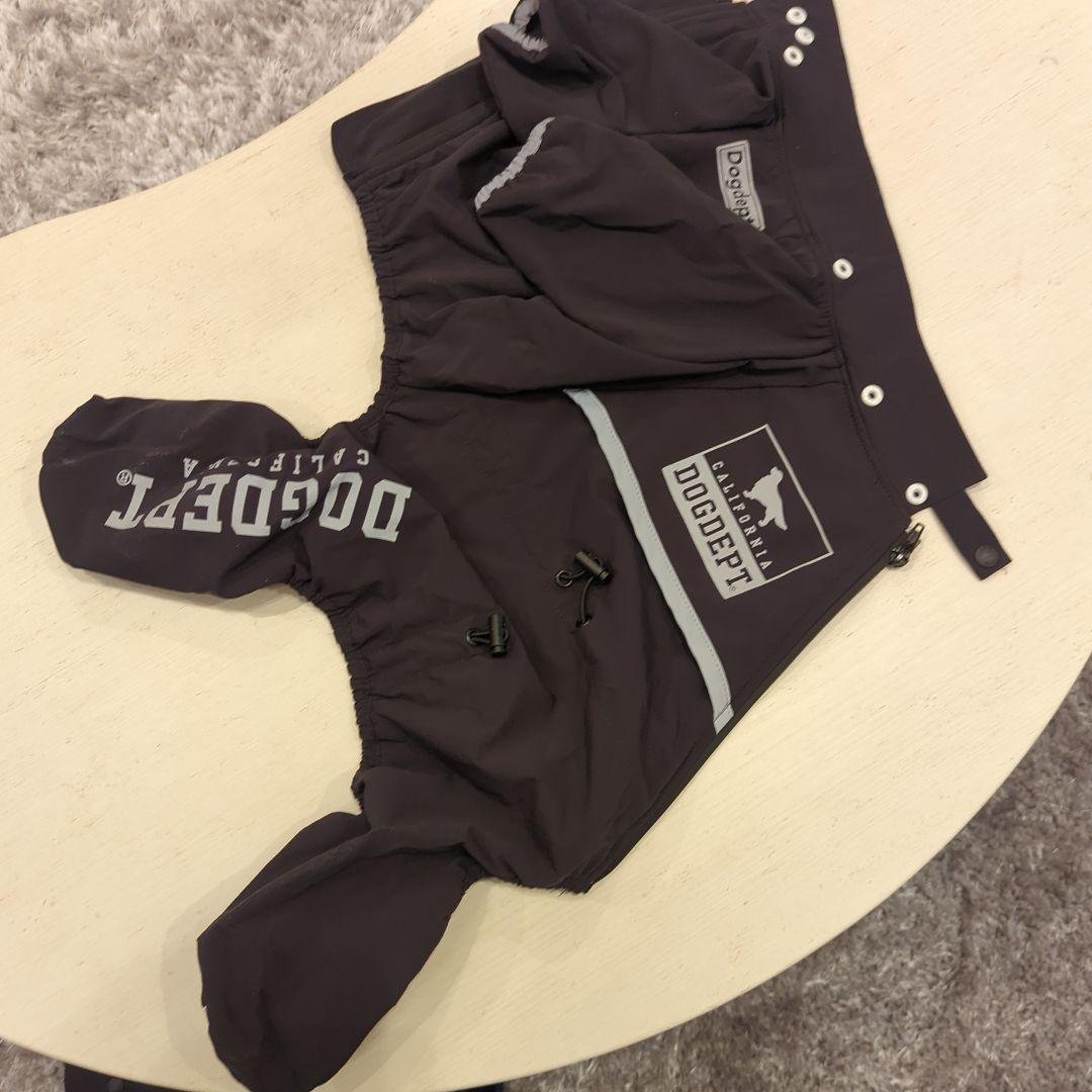 超美品　DOGDEPT テフロンストレッチプロテクトロンパース裏起毛 Mサイズ