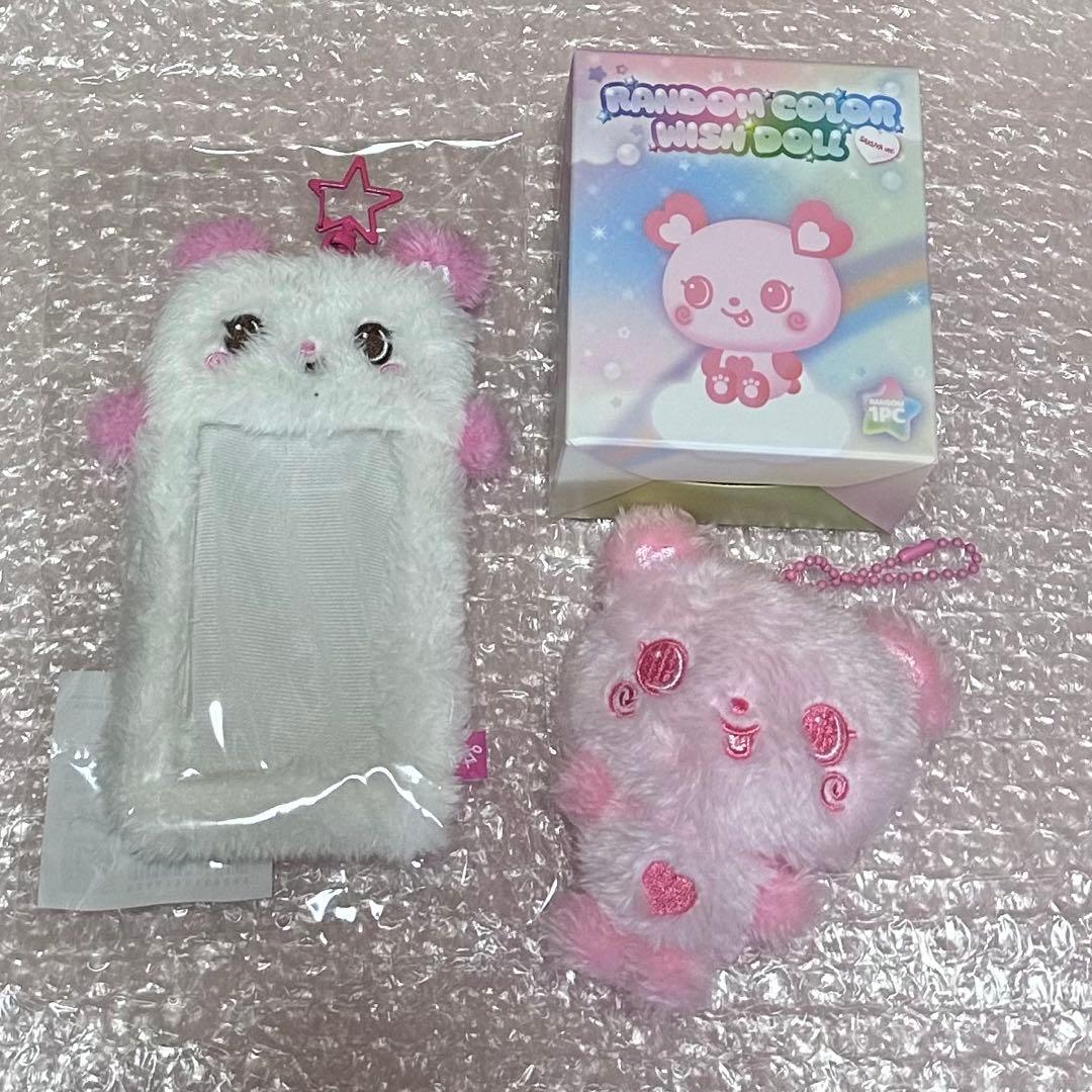 ♡　NCT WISH DOLL サクヤ ピンク フォトカードホルダー