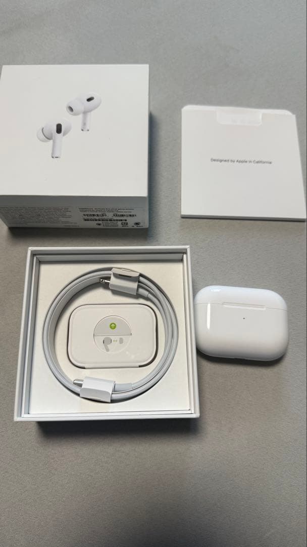 AirPods Pro 2 本体 ホワイト 充電ケース付き