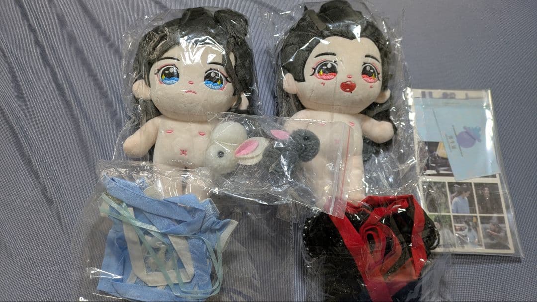 陳情令 魔道祖師 ぬいぐるみ 魏無羨 藍忘機 セット