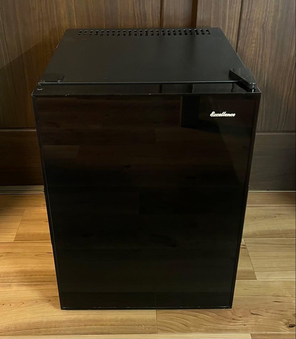 三ツ星貿易 冷蔵庫 ML-40G ブラック