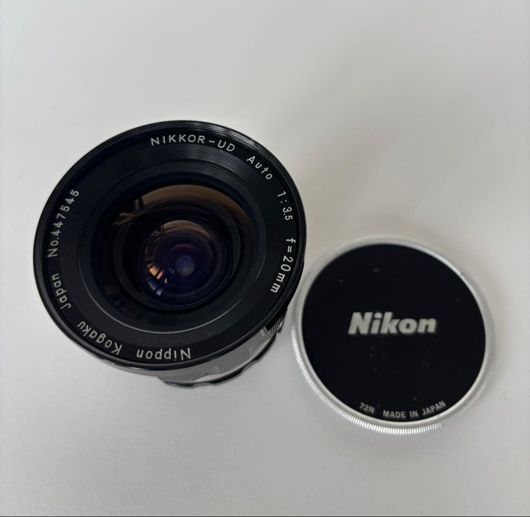 F3HP & Nikkor-UD Auto 20mm f/3.5 レンズ付