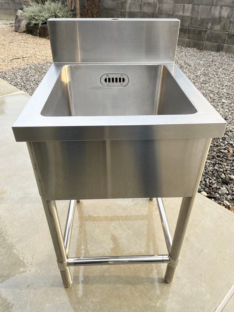 ステンレス1槽シンク 流し台 業務用　500×600×800