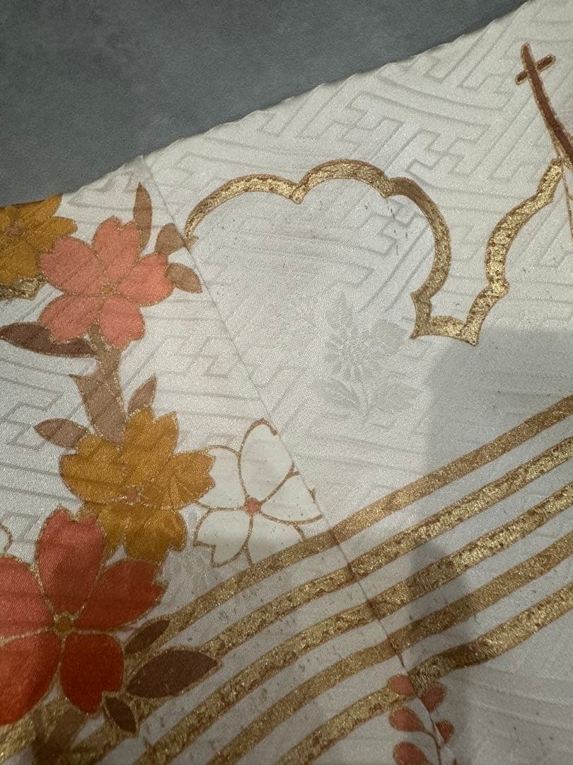 正絹　振袖　単品