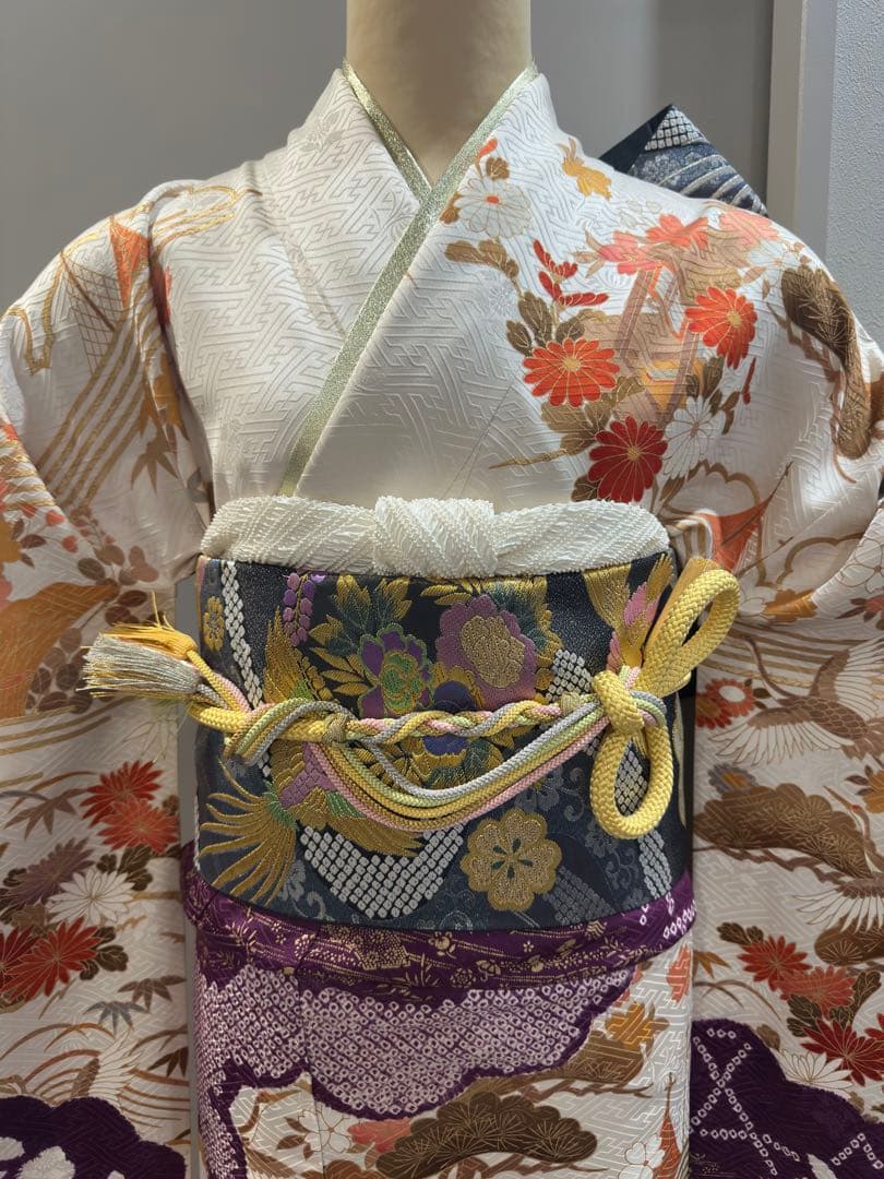 正絹　振袖　単品