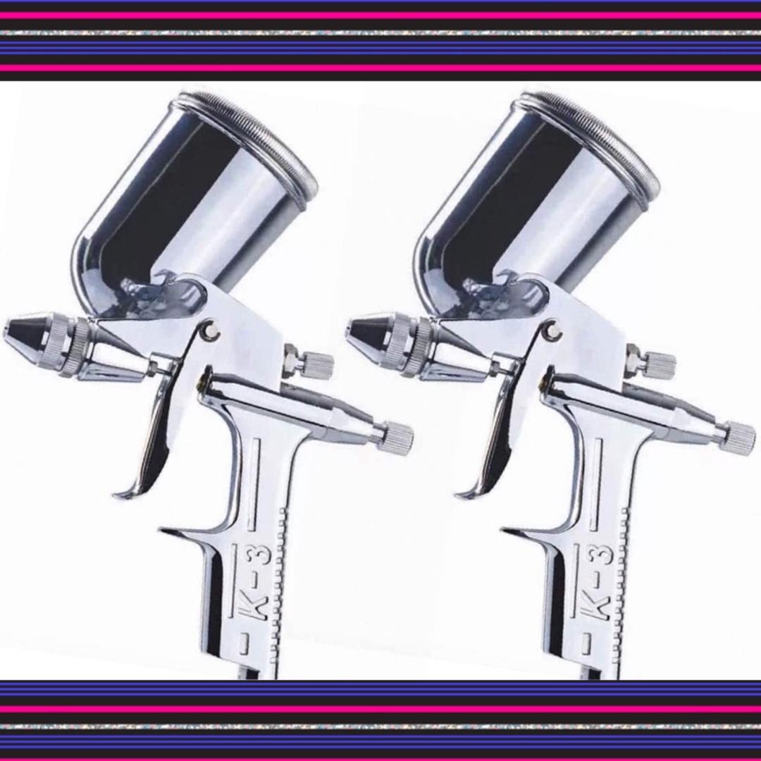 ❤本格プロ仕様2点セット❣きめ細かな美しい塗装が施せる♪❤エアースプレーガン