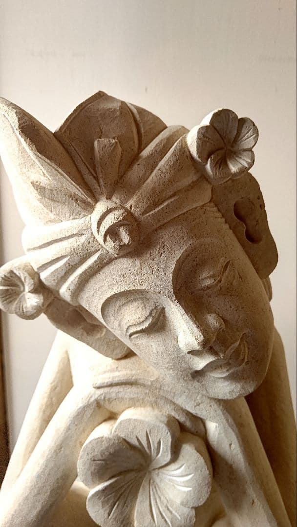 わざお　バリ島 バリニーズ 砂岩 アジアン アジアン風 石像