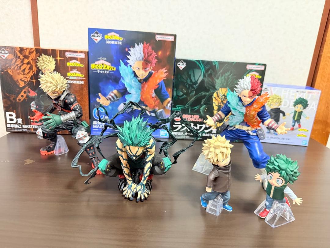 ヒロアカ一番くじフィギュア4体セット