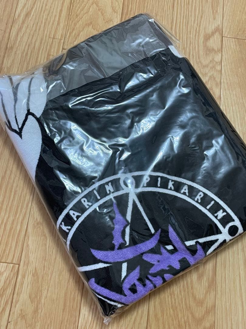 魔界のツノフード付きバスタオル