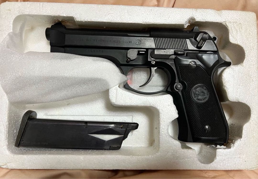 ☆ 作動確認済　KSC U.S.9mm M9 HW ベレッタ GBBガスガン　☆