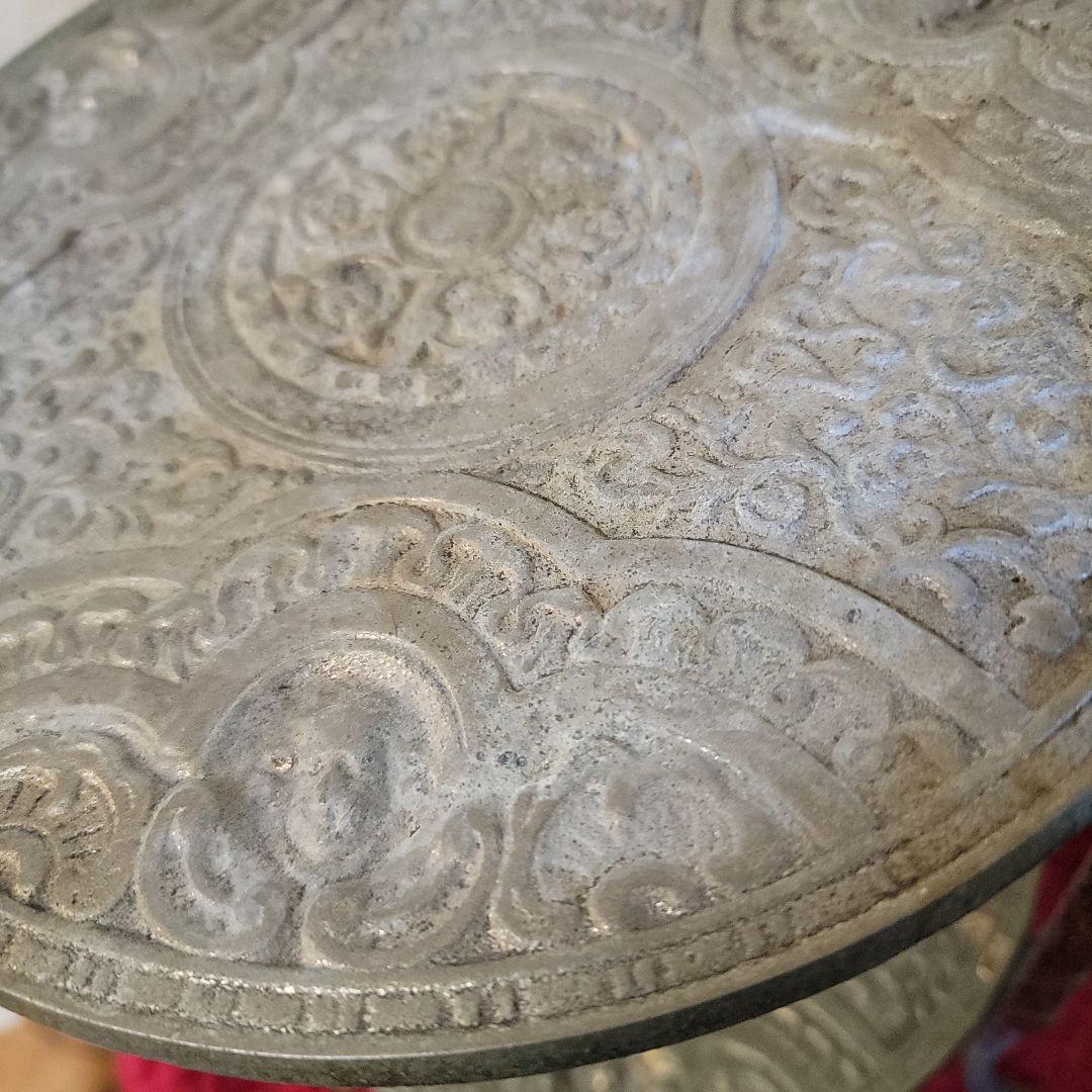 ご契約済みです！　アンティーク-ラック　サイドテーブル　コンソール　花台　真鍮製