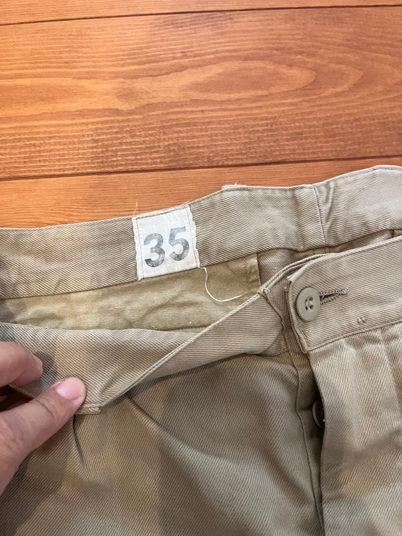 ビンテージm52後期当時ものサイズ35、フランス軍