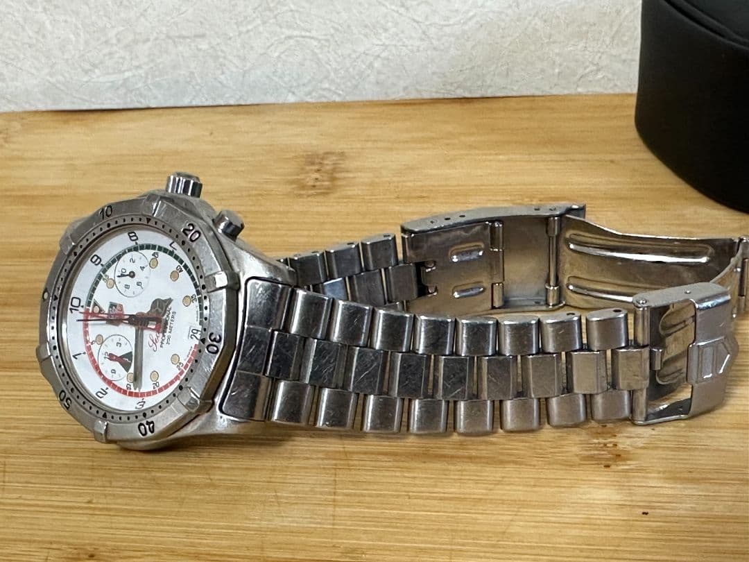 ​タグホイヤー セナモデル クロノグラフ CK111R 動作未確認