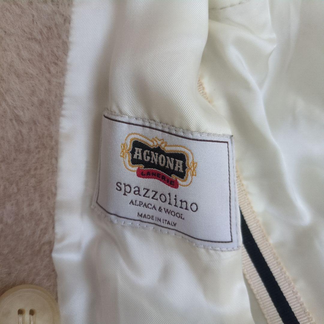 ✨️美品✨️ラルディーニ　AGNONA　アルパカ　ダブル　チェスターコート