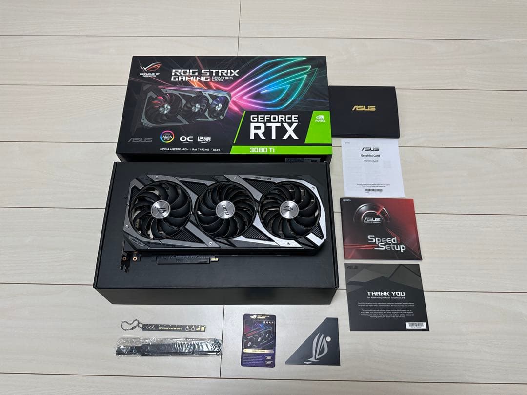 グラフィックボード・グラボ・ビデオカード ASUS ROG Strix GeForce RTX3080Ti OC 12GB
