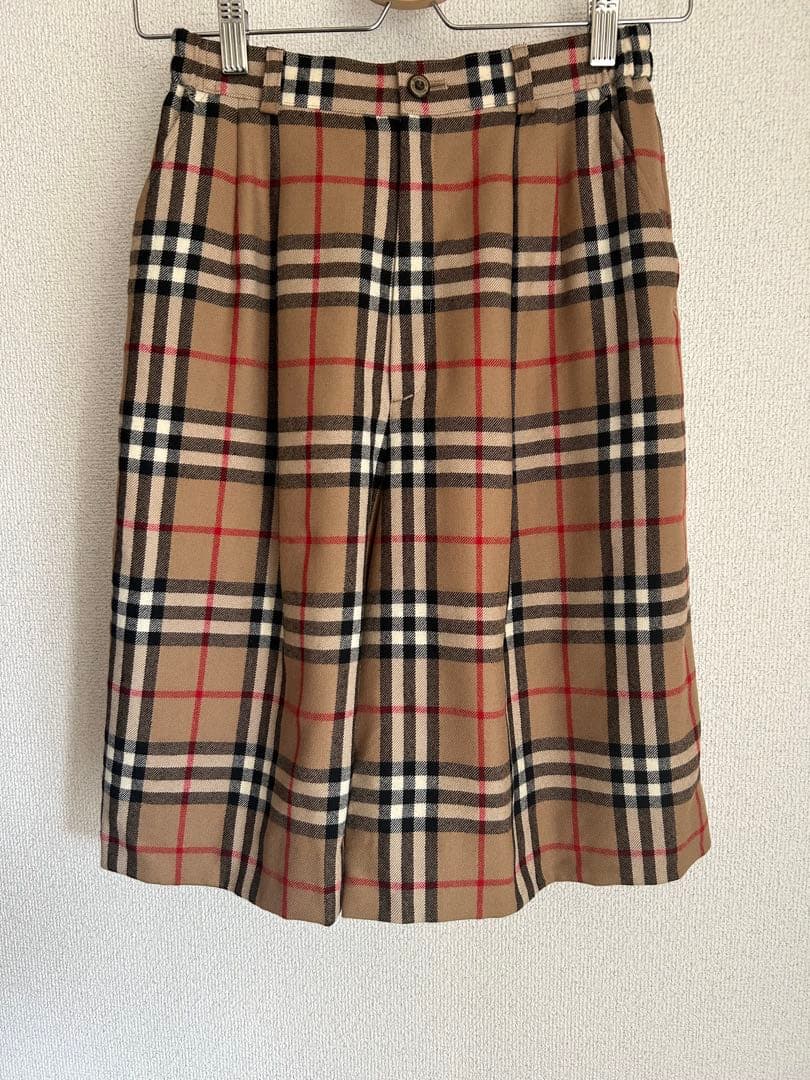 バーバリー　チェック キュロットパンツ M