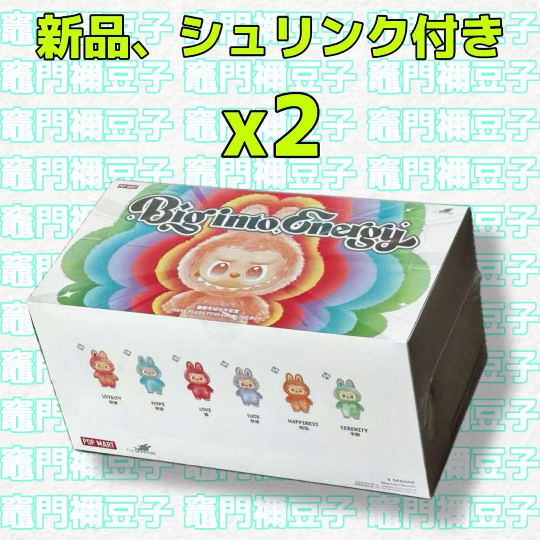ラブブ Big into Energy シリーズ ぬいぐるみペンダント 2box