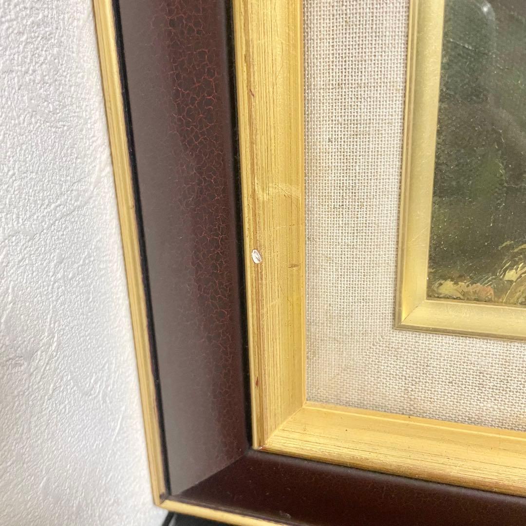 【値下げOK】中野治郎 油絵 肉筆画 額装 絵画