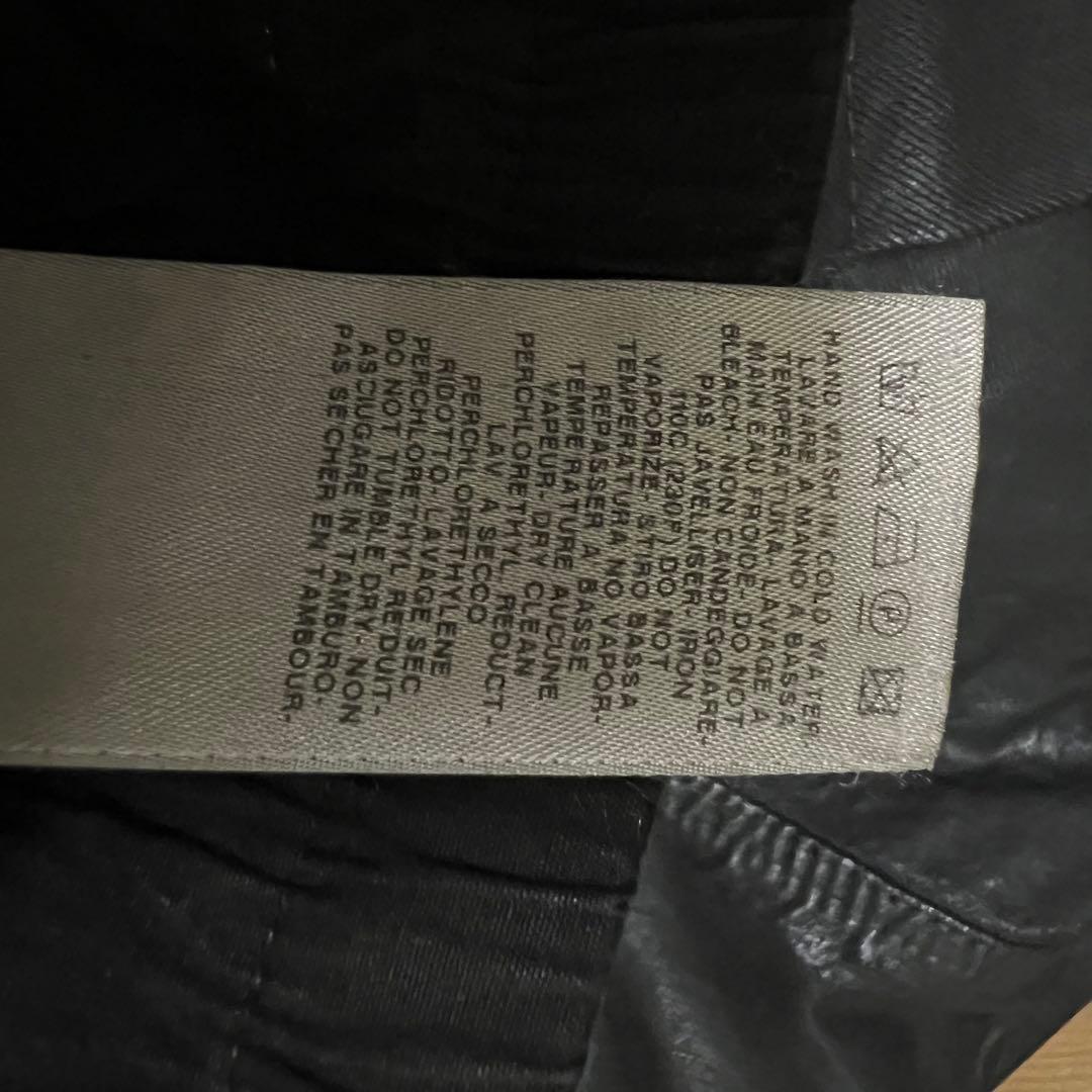 17SS リックオウエンス　ダークシャドウ　BLACK WAX サイズXS