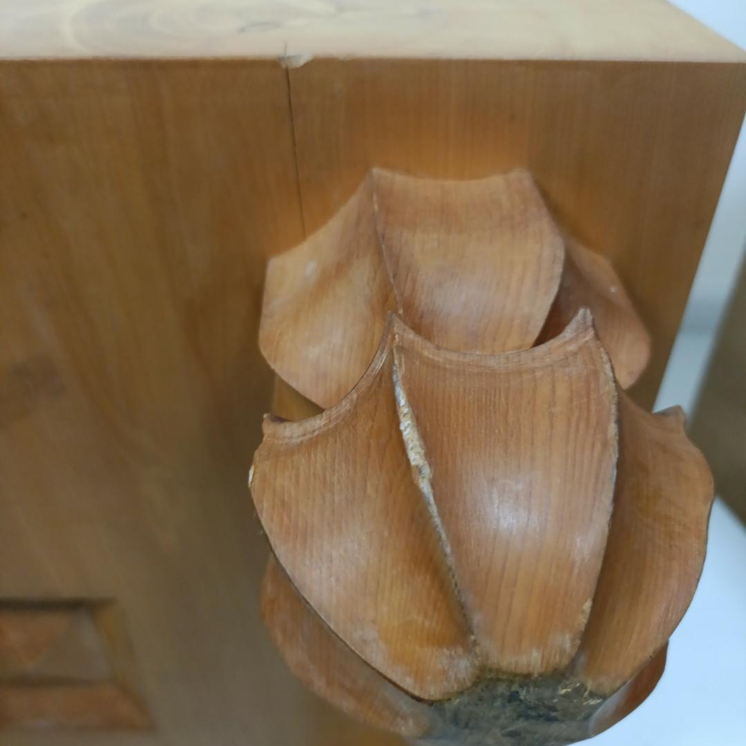 本榧 ほんかや 囲碁盤 囲碁 4.5寸 ヘソ 脚付 最高級 厚め 芯持ち