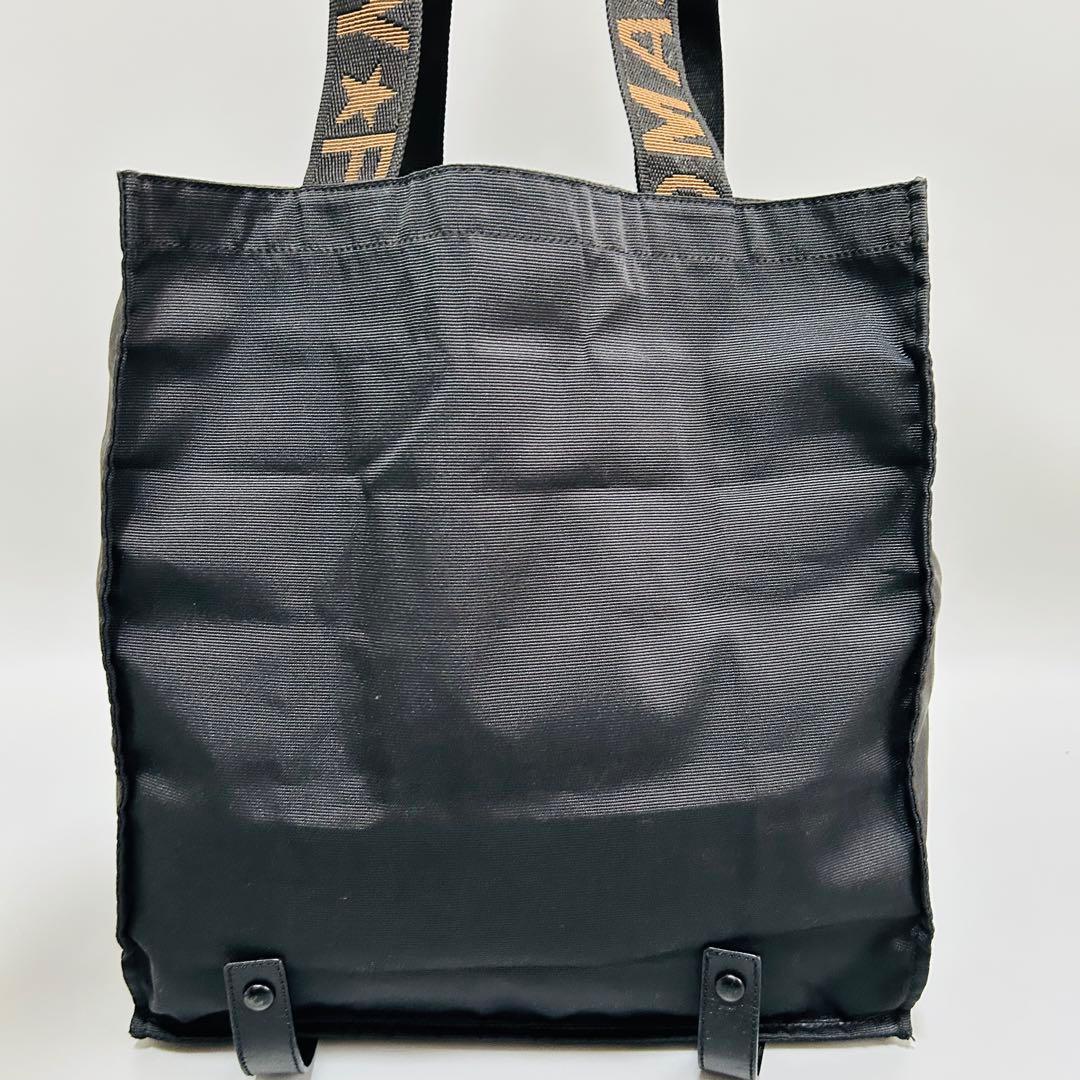 FENDI フェンディ 折り畳み ハンドバッグ ナイロン キャンバス ブラック